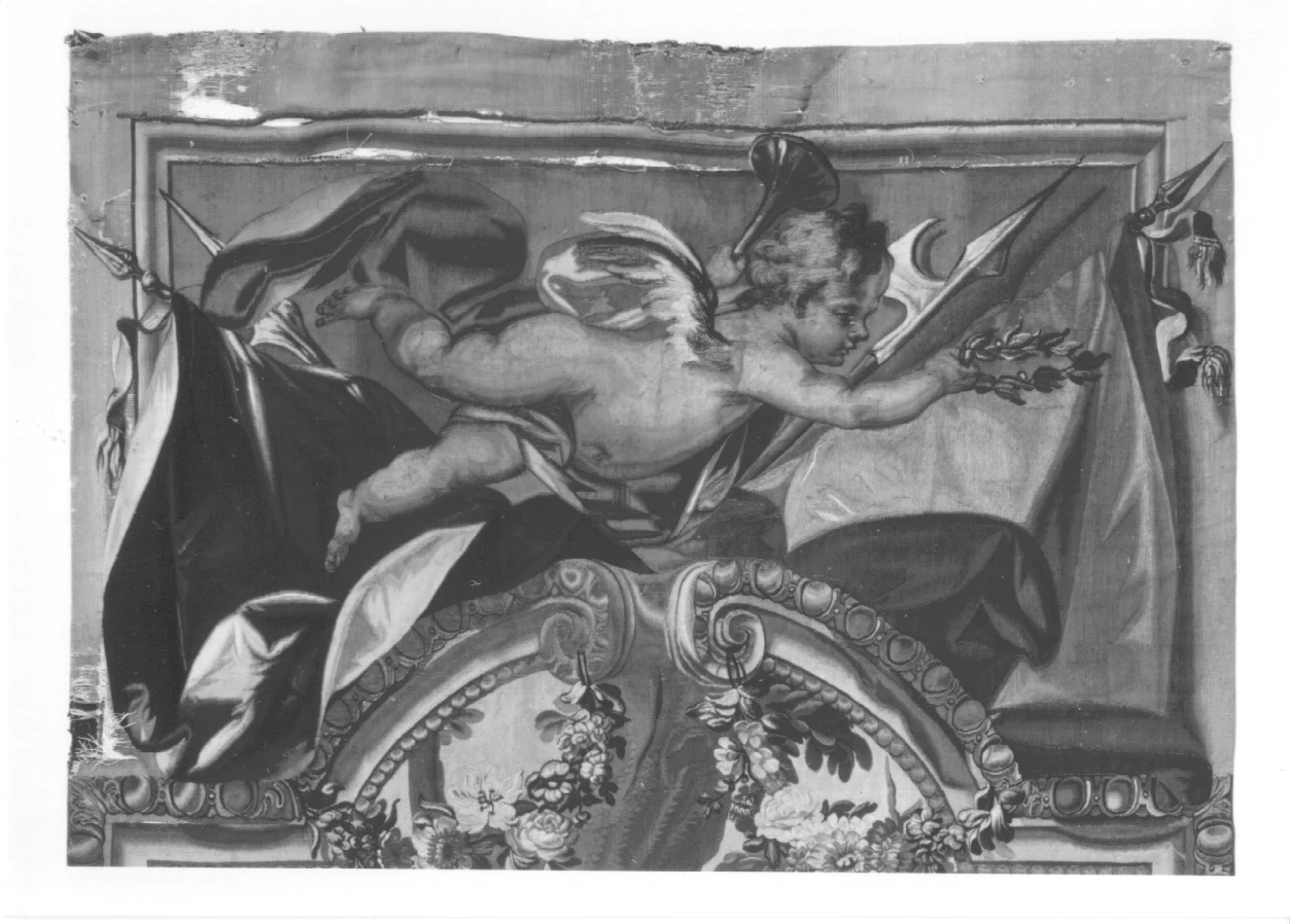 Arazzo - il soldato di Rodi, Musei Reali, Palazzo Reale, Torino, dettaglio 1